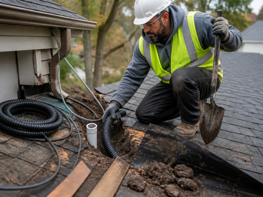 French Drain Tie-In