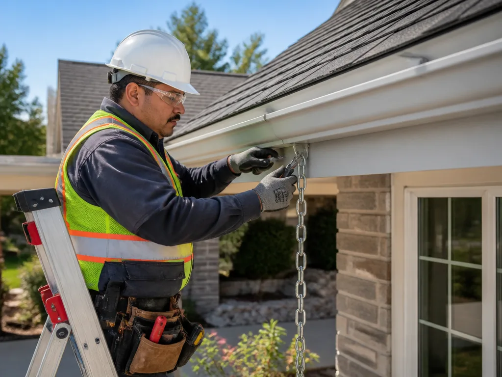 Rain Chain Installation