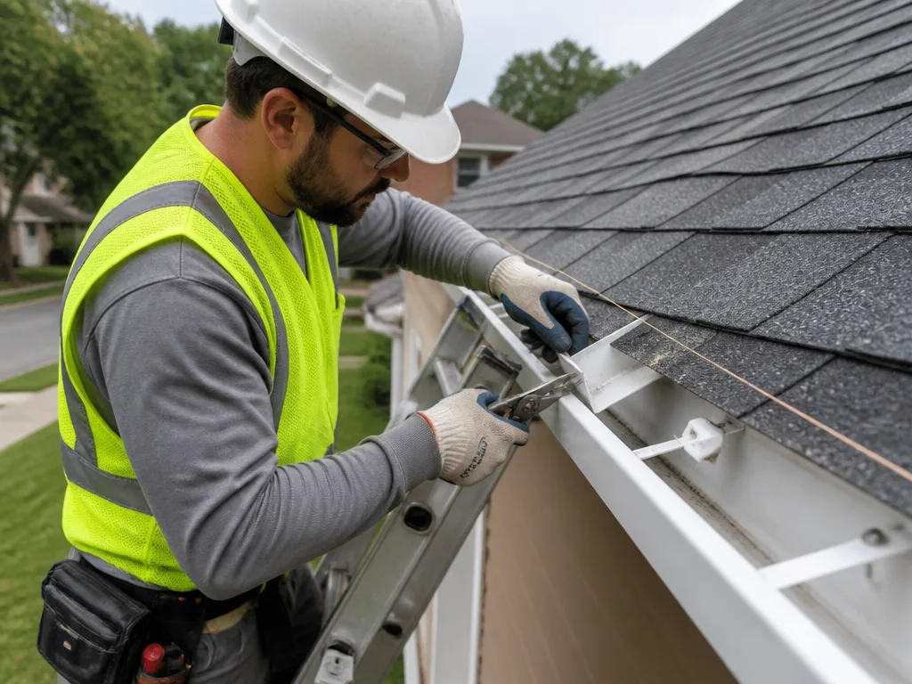 Vinyl Gutter Installation
